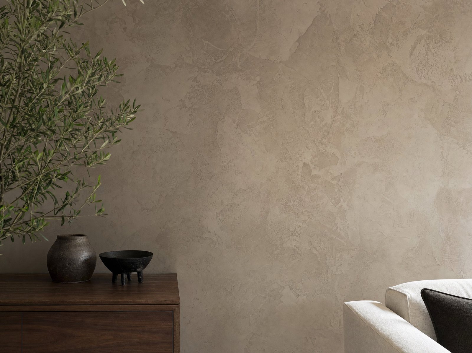 Teksturirani stucco zid u interijeru – izvedba 2LD